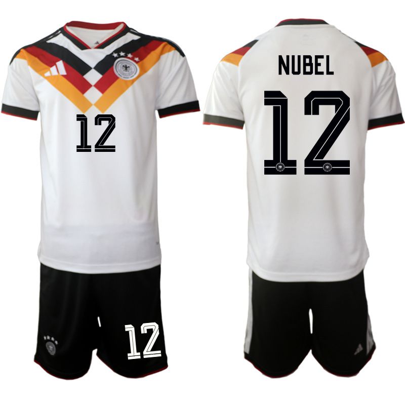 Men 2026 World Cup National Team Germany home white #12 Soccer Jersey